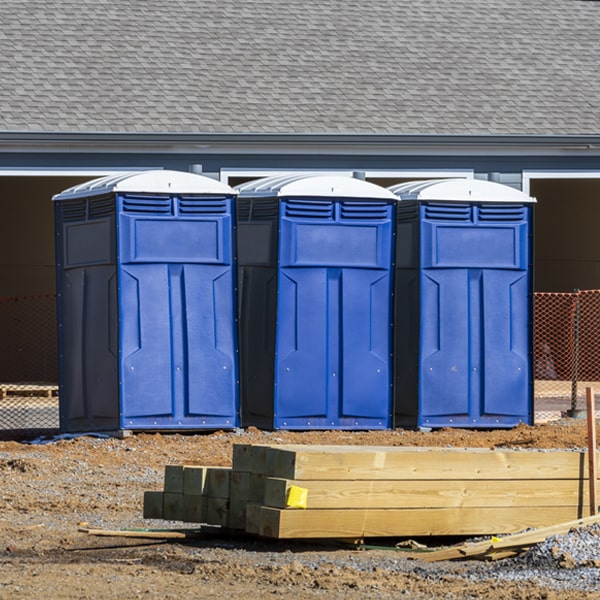 is there a specific order in which to place multiple portable toilets in Poland